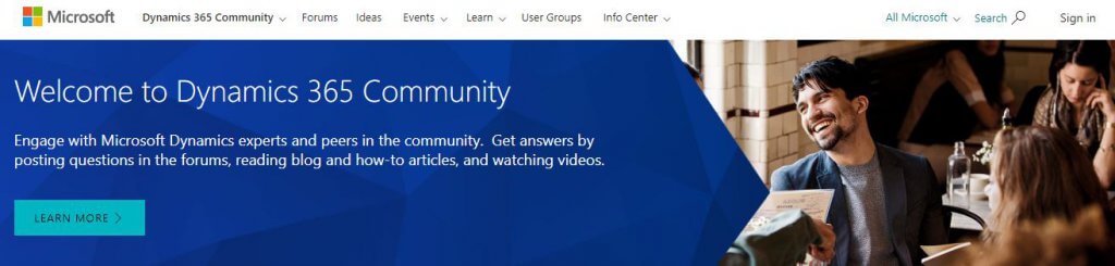 Dynamics Community Homepage